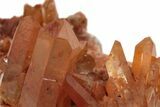 Tangerine Quartz Crystal Cluster - Brazil #229443-1